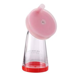 SKJK Hand-Rotated Manual Sesame Grinder with Moisture-proof Cover Plastic Sesame Dispenser Multifunctional Transparent Body Sesame Mill Bottle Restaurant