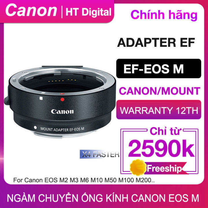 Ngàm Chuyển Canon EF sang EOS M cho Canon EOS M M2 M3 M5 M6 M10 M50 M100 (Chính hãng Canon Lê Bảo Minh)