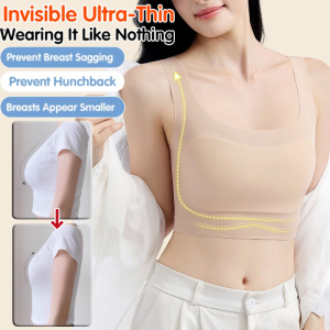 Ultrathin Models Of Large Breasts Show Small Bra One-piece Support Anti-sagging Seamless Underwear