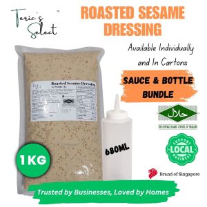 [SG Bundle] Terics Select Halal Roasted Sesame Dressing with Squeezy Bottle 1kg