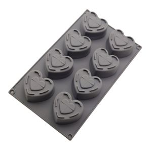 Khuôn Bánh Mousse Silicon Hình Hoa Gợn Sóng 8 Lỗ Khuôn Tráng Miệng Kiểu Pháp Hình Hoa Nữ Hoàng Ngày Lễ Tình Nhân Dụng Cụ Làm Bánh Pudding 2026