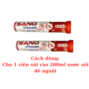 C sủi tăng cường đề kháng sano strongerbổ sung vitamin C vị thơm ngon dễ uống