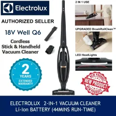 Electrolux 18V Well Q6 BrushRollClean™ 2in1 Cordless Vacuum