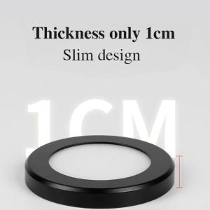Ultrathin 1cm 220V 3W 5W 7W Spotlight Surface Mounted Mini LED Circular Simple Ceiling Light Exhibition Cabinet Lamp