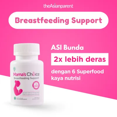 Mamas Choice Breastfeeding Support (30 Kapsul) | ASI BOOSTER | Pelancaran ASI Natural Terdaftar BPOM Halal MUI