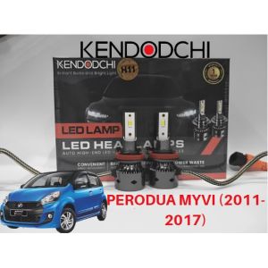 🔥READY STOCK🔥KENDODCHI 2Pcs H11 LED Car Headlight FOR PERODUA MYVI (2011-2017)  product by Malaysia
