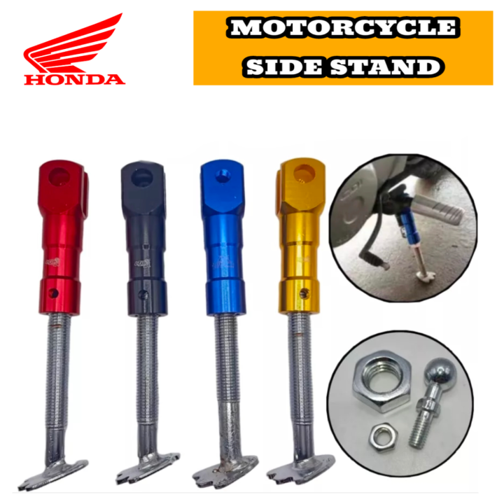 HONDA ADV 150 -Motorcycle Side Stand Adjustable lowest or high stock  fully Alloy Motor Accessories| High Quality| Cod
