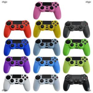 [COD] dfgje Soft Silicone Protective Control Cover For Playstation 4 Controller Skin PS4 Gamepad Case With Joystick Grip Caps