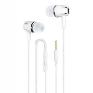หูฟัง Metal Earphones (มีไมค์) หูฟังสเตอริโอ หูฟังพร้อมรีโมทและไมโครโฟน รุ่น รองรับทั้ง Android และ iOS headphone กระแสแรง ฉุดไม่อยู่