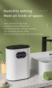 NFY New 1200ml Household Air Dehumidifier Negative Ion Purification