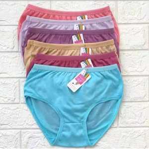 Set 6 PCS Celana Dalam Wanita Regular Size Warna-Warni 20-29