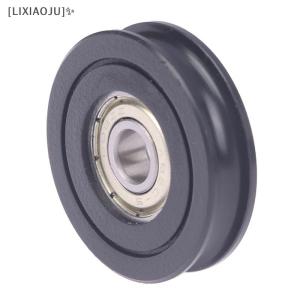 [LIXIAOJU] Delrin POM 8x40x10MM U Type Groove Ball Bearing Wheel Pulley Roller 608ZZ Delrin Wheel