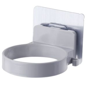 ANHEY High Quality ABS Wall Mounted Stand Shelves Organizer Hanger Storage Rack Wall Shelf Hairdryer Holder