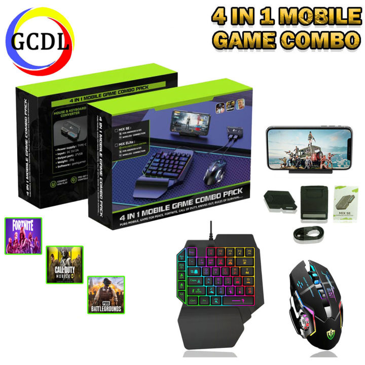 New!!! in Bluetooth Gaming Keyboard Mouse Converter Combo
