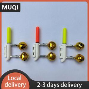 [COD] MUQI Ship within 24 hours 1PC Bell Double Headed Throwing Rod Fishing Electronic Rod Light Luminous Stick Flash LED Removable Waterproof Night Tackle