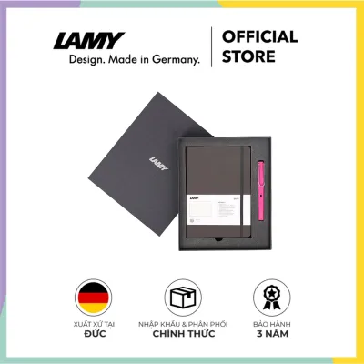 Bộ quà tặng cao cấp LAMY Sổ tay khổ giấy A5 Umbra bìa mềm + Bút cao cấp Safari – Hãng phân phối chính thức