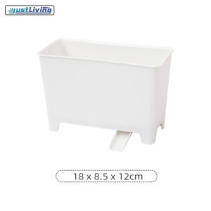 JustLiving 1 Cái Giá Đựng Dụng Cụ Lọc Bồn Rửa Nhà Bếp Cặn Thực Phẩm Giỏ Đựng Thức Ăn Thừa Rau Củ Giỏ Đựng Rác Treo Bầu Lọc Có Thể Thoát Nước