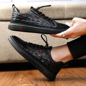 HYGGE SHOES 2022 Korean Fashion Stylish Gentle Synthetic Leather Sneaker For Men SD03