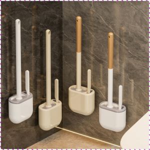 Bathroom Brush Multifunction Toilet Brush Does not Hurt the Wall Set Fits the Wall Wall Mounted