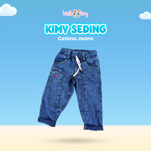 LITTLEKIMY - Celana Jeans Anak Laki Laki Perempuan Seding Premium