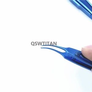 Kìm cố định mắt QSWTITAN kìm điều trị lác thẳng/trái/phải có khóa dụng cụ phẫu thuật mắt