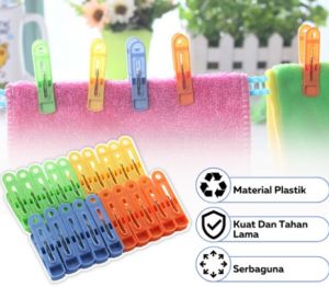 Jepitan Jemuran Baju (ISI 20pcs)