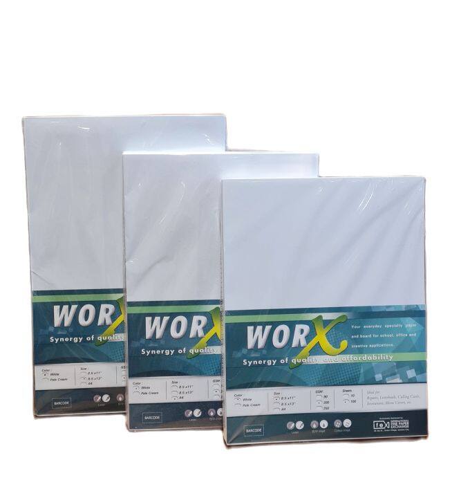 WORX SPECIALTY PAPER 200 GSM A4 SIZE Lazada PH