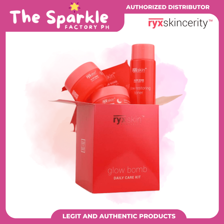 Authentic RYX Skincerity Glow Bomb Daily Care Kit | Lazada PH