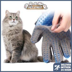 Cat Comb Glove Grooming deShedding Flea Comb Dog Brush Massage Pet Bath Cleaning Tool Sisir Bulu Sikat Kutu Kucing