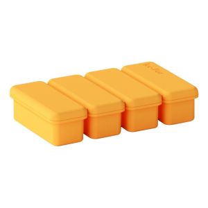 WANGCAI Không dính Khuôn làm đá viên dài Silicone Có Nắp Hộp Đá Khay đá Cấp thực phẩm Khuôn làm đá Thanh