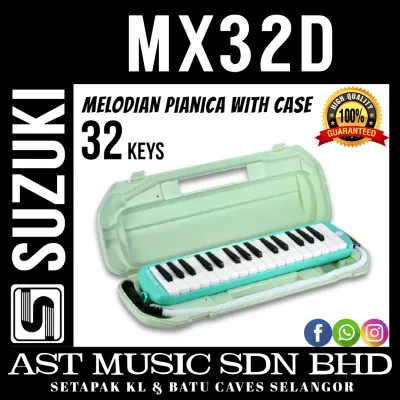 Suzuki Melodica / Melodion / Pianica MX-32D with Case ( MX32D / Mx32d ) Malaysia seller
