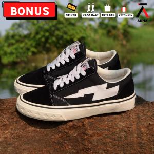 Sepatu akna Climb Sepatu Sekolah Pria Laki Laki Dewasa Cowok Cowo Distro Keren Buat Gaya Santai Sepatu Compass Ventela Basic Black Natural JOHNSON Aerostreet Sepatu old skool Wanita Sneakers Casual Snekers patrobas Lokal Terbaru Trend Kekinian