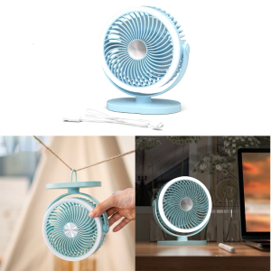 Efficient USB Rechargeable Fan Perfect for Any Room Portable Fan with Strong Air flow USB Charging Interface Cooling Fan