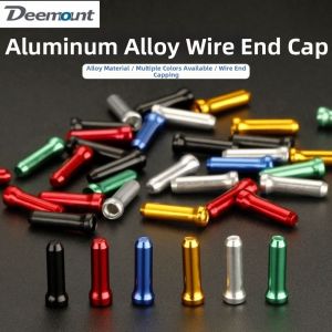 MODERNLUX 50/100pcs Multi Colors Bicycle Shifter Caps Aluminum Alloy 12.3mm Stopping Steel Line Threads Fixing Universal Brake Cable End Caps