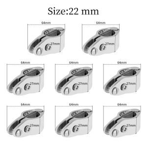 8PCS 316 Stainless Steel Boat Jaw Slide Bimini Top Fittings 22mm 25mm 30mm 32mm Marine Hardware Boat Accessories