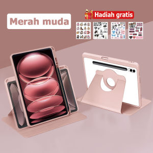 Smart Case Rotate Samsung Tab A7 Lite/S9/S9+/S9FE/S7/S8/A9/A8 Flip Cover Case Standing Casing Autolock Bisa Putar 720°