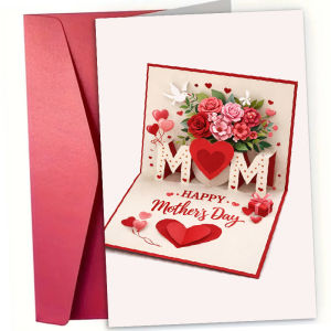 Mothers Day Cards Blessing Card Mother Day Birthday Party Blessing Card