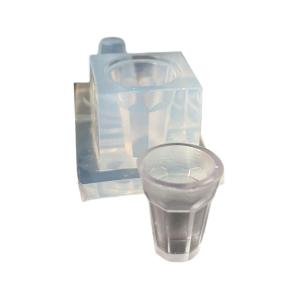 Khuôn silicon đất sét Đĩa trái cây khuôn mẫu linh hoạt khuôn ly hình dạng để tạo ra thu nhỏ nghệ thuật và đồ thủ công làm bằng tay