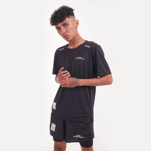 Dashing running jersey black