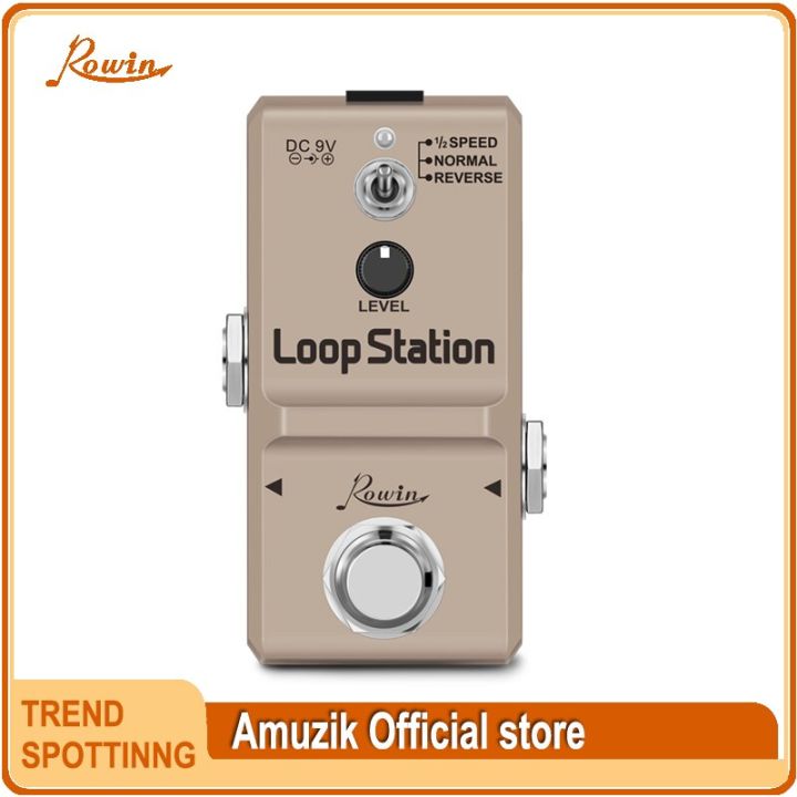 Rowin Rowin Guitar Mini Loop Station Pedal Looper Effect Pedals For Electric ...