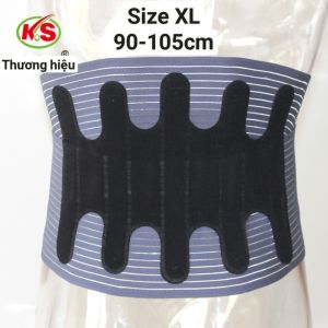 Đai cố định cột sống lưng đai lưng cao cấp hỗ trợ cột sống lưng giúp giảm đau lưng công nghệ ép nóng của Đức. Mặt ngoài mặt trước mặt sau.