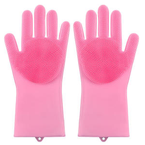 Pet Bath Gloves Silicone Gloves Anti-scratch Anti-bite Comfortable Massage Bath Artifact Pet Product
