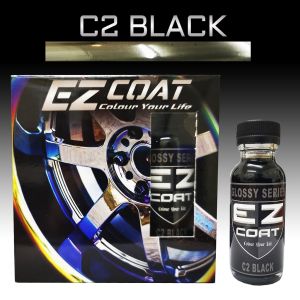 EZ Coat Black DIY COLOR Car Rim Chrome Part