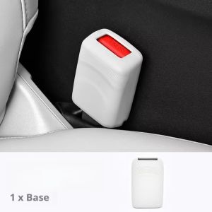 INEXTIN Bền bỉ Nắp đậy ổ cắm dây an toàn ô tô Thiết kế chống trầy xước Vỏ bảo vệ Ốp bảo vệ nút bấm Phổ quát Silicone Bọc dây an toàn ghế ô tô Nội thất ô tô