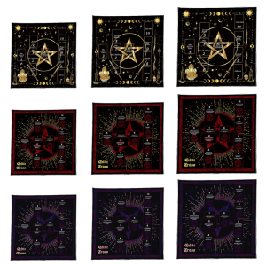Divinations Tablecloth Reading Astrology Tarots Tablecloth Altars Cloth Divinations Board Game Accessory
