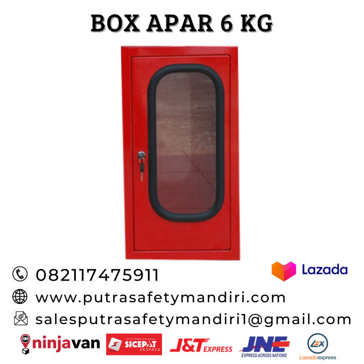 BOX APAR 6 KG KOTAK TEMPAT TABUNG PEMADAM API RINGAN SAFETY | Lazada ...