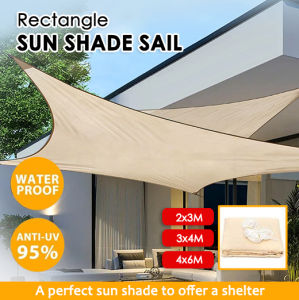 🇸🇬 Sun Shade Mesh White Sunblock Outdoor Garden Anti-Uv Sunscreen Shade Sails Sunblock Shade Cloth Net for Plant