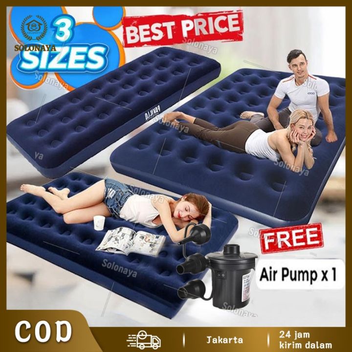Kasur Angin Kasur Tiup Air Bed Queen Size Ace Bestway 185X76X22 cm