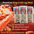 Extra Large King Crab Whole Leg Meat Hokkaido Selection Cooked Frozen Premium Quality Seafood Family Feast-152c4c8b. 