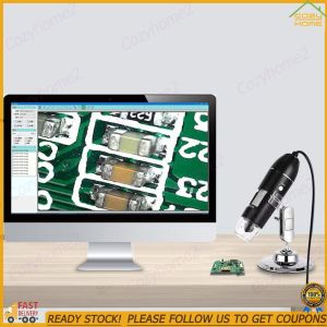 LED Digital Microscope with Built-in Camera 500X 1000X 1600X for Mobile Phone and PC Inspection